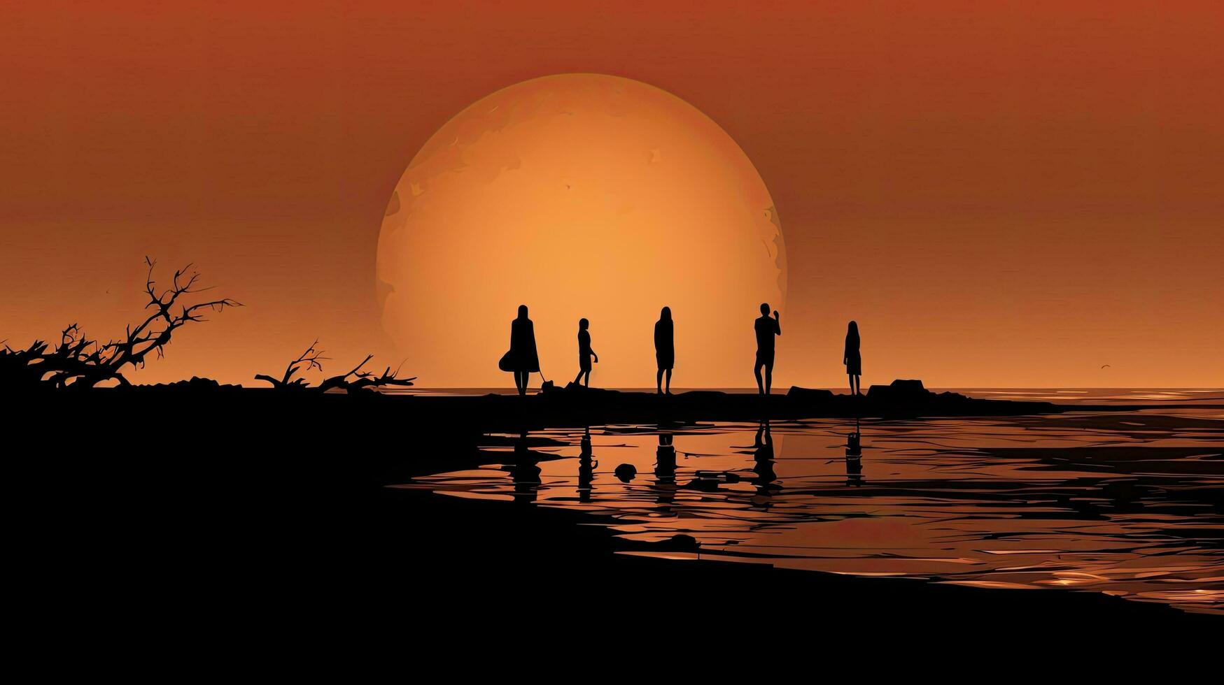 persone su il spiaggia nel schema foto