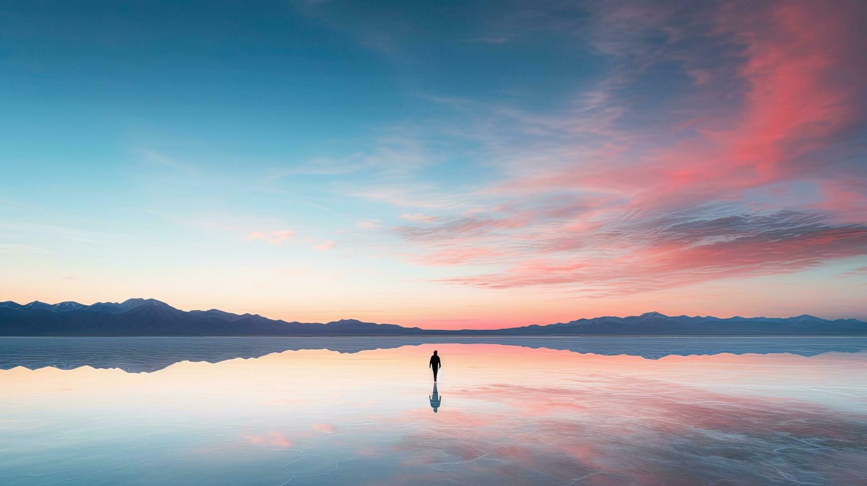 sale lago S riflessione foto