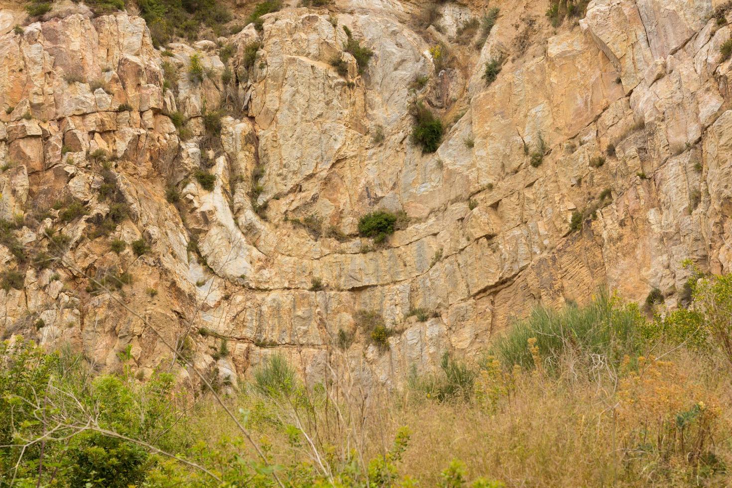 deformazione delle rocce per pressione tettonica foto