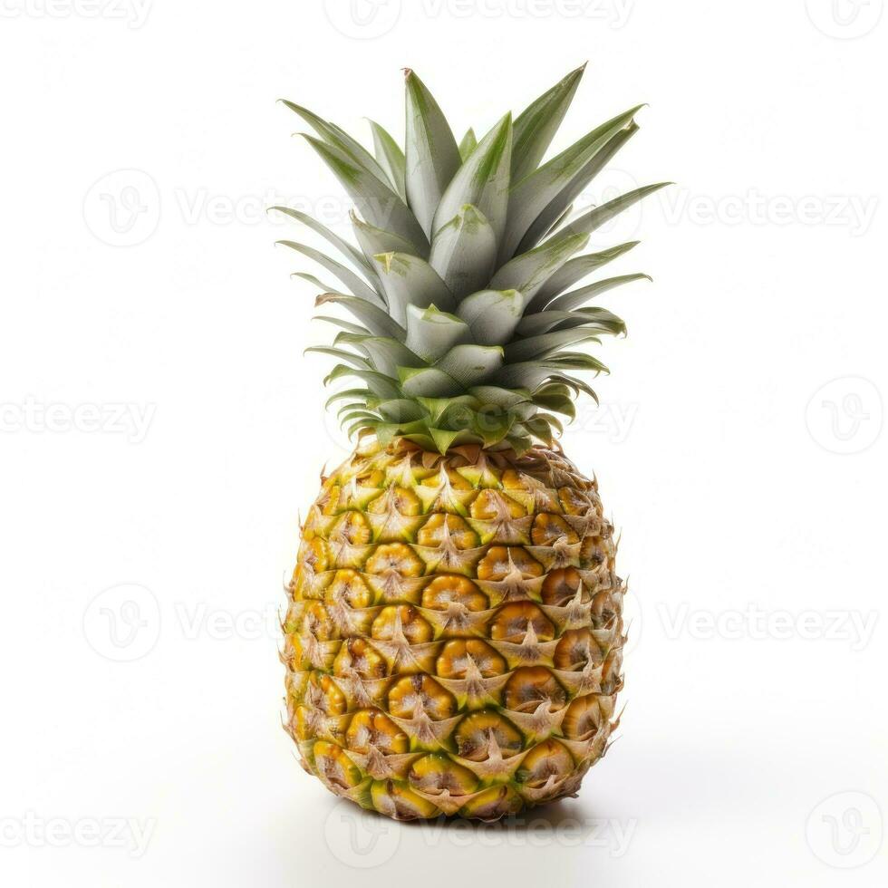 un' singolo ananas isolato foto