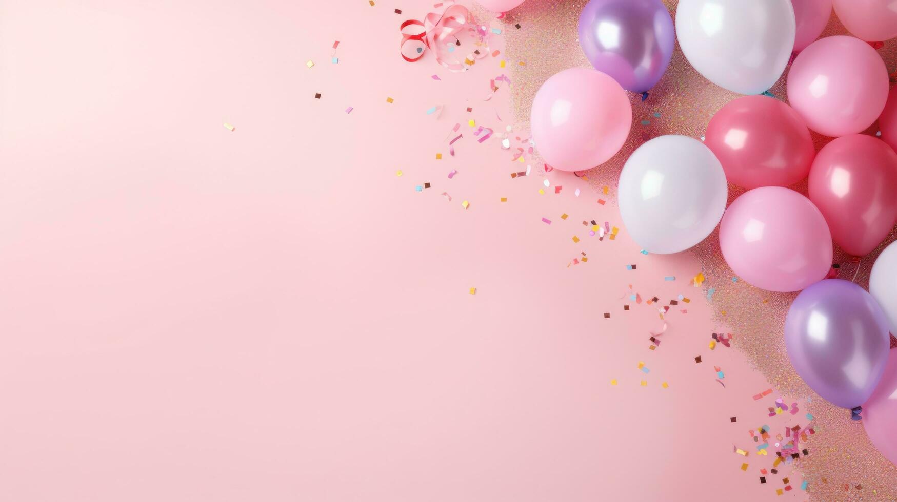 morbido pastello sfondo con palloncini foto