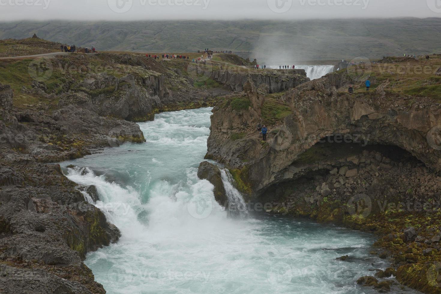 la cascata Godafoss, Islanda foto