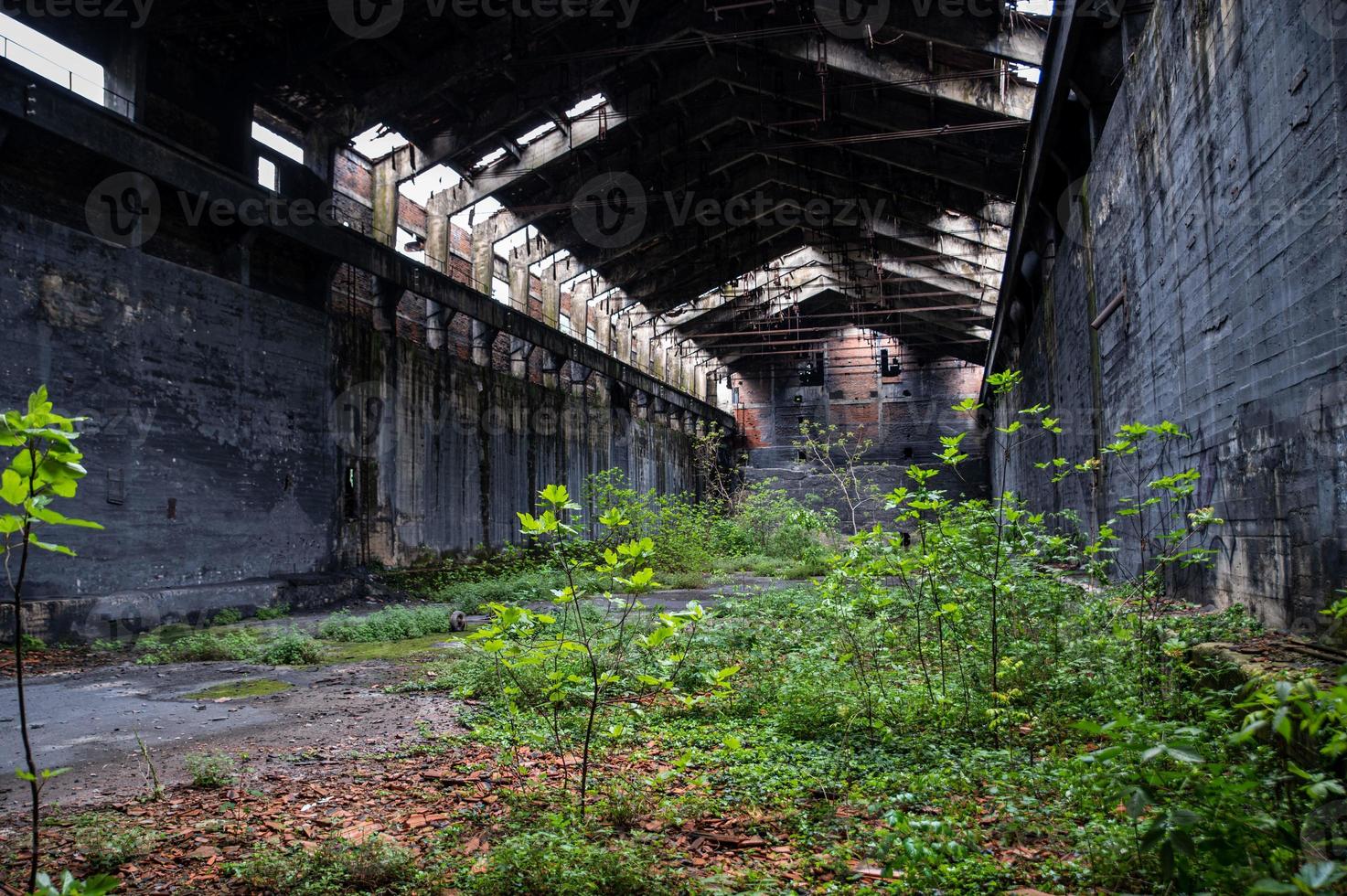 fabbrica abbandonata il suo interno e ciò che ne rimane foto