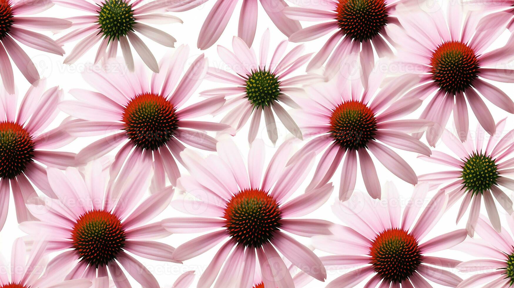 echinacea fiore fantasia sfondo. fiore struttura sfondo. generativo ai foto