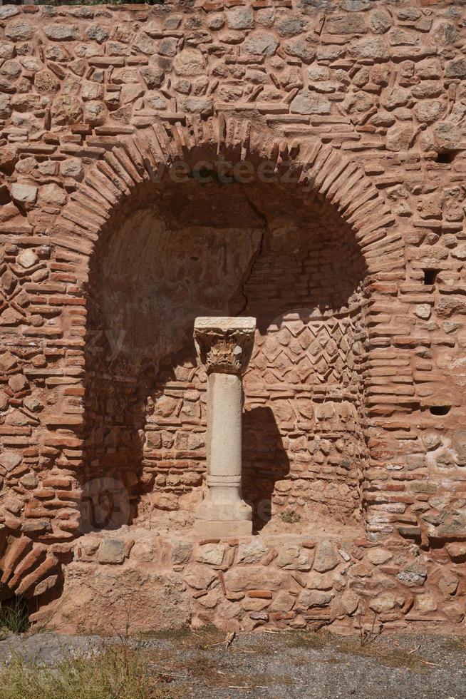 dettaglio delle rovine di delfi, grecia foto