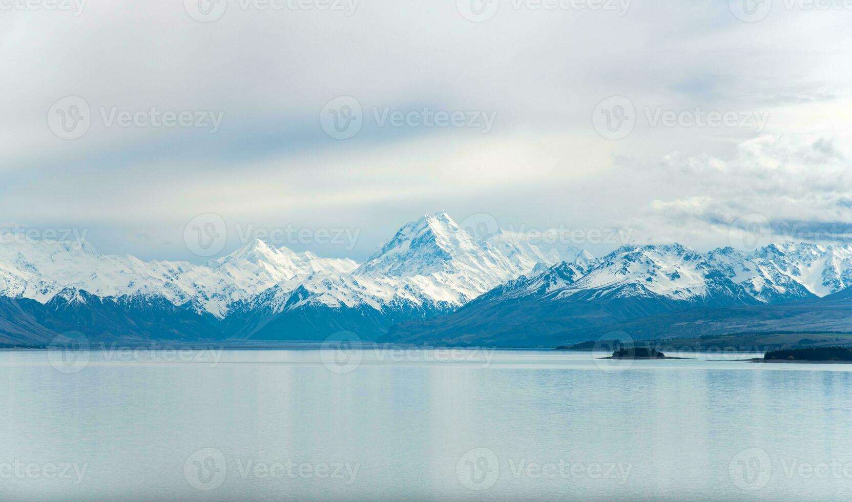 il scenario Visualizza di montare cucinare il massimo montagne nel nuovo Zelanda Visualizza a partire dal lago tekapo. foto