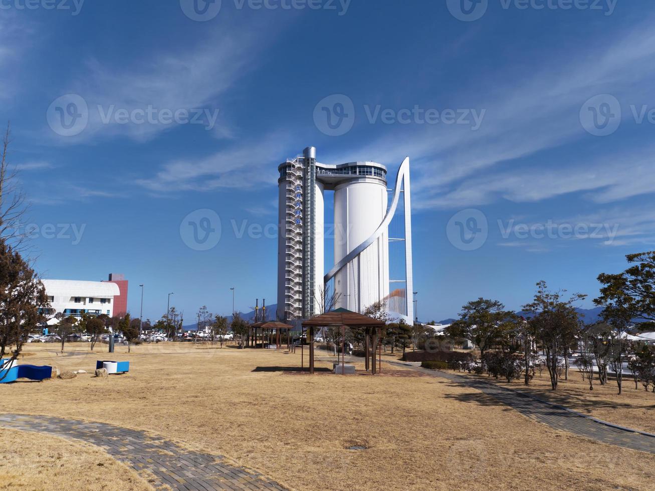 torre espositiva nella città di yeosu. Corea del Sud foto