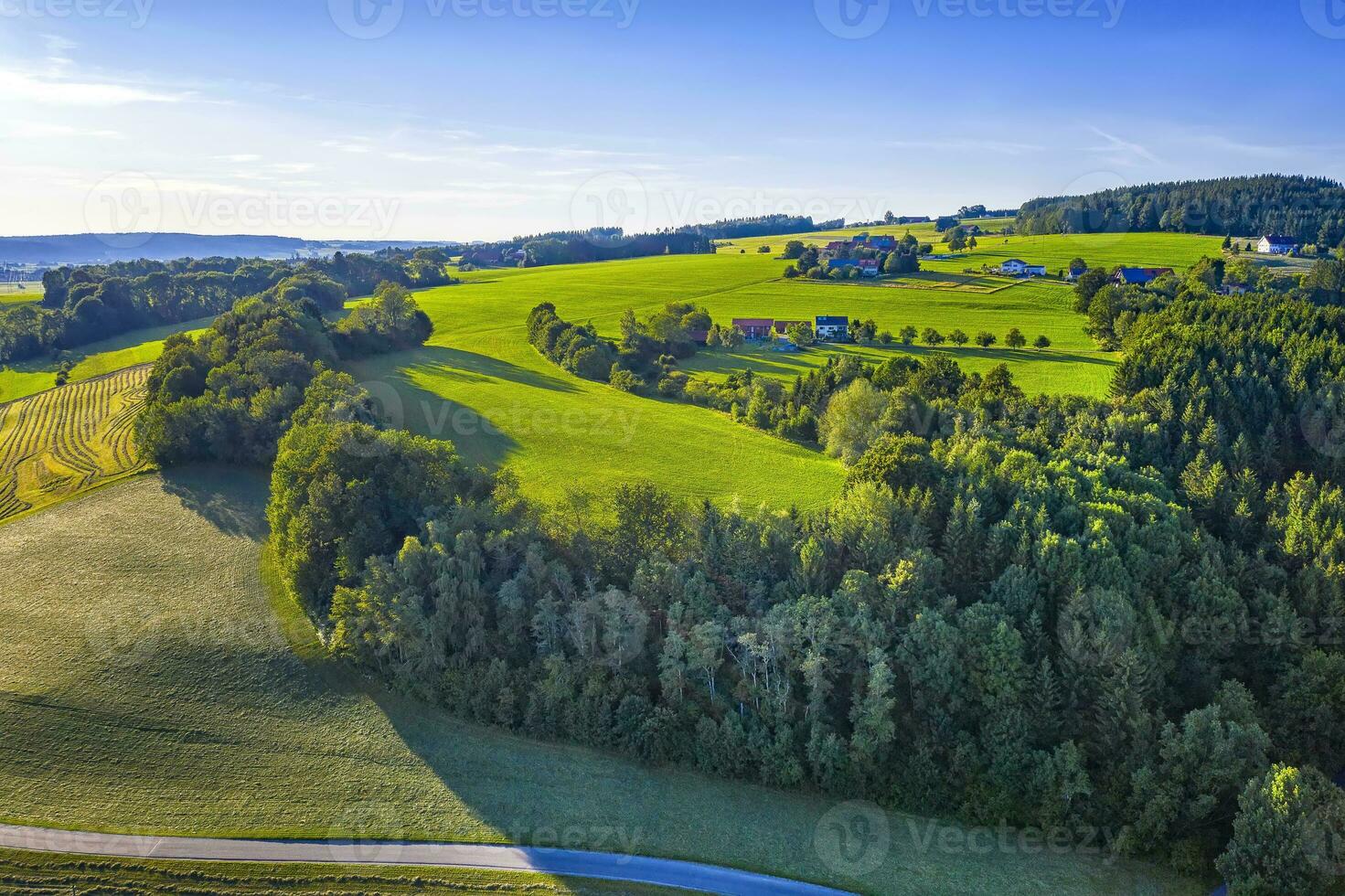 pittoresco scenario. un Immagine di un' colorato paesaggio nel Baden Württemberg, Germania foto