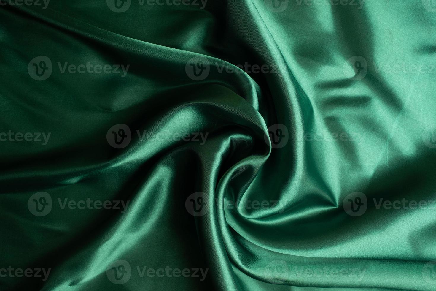 sfondo trama tessuto verde, astratto, trama del primo piano del panno foto
