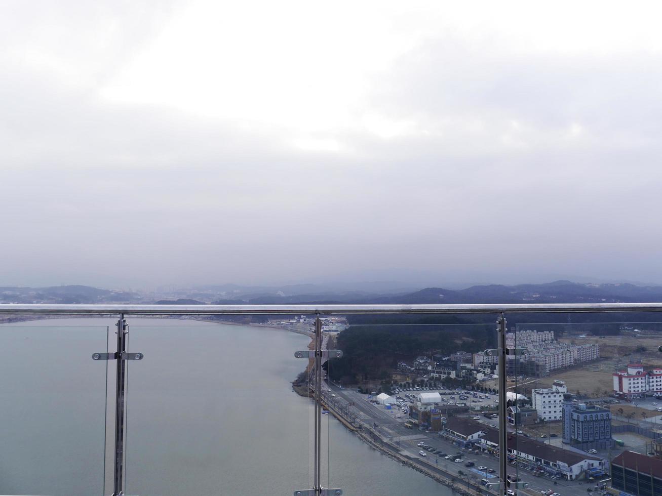 panorama alla città di Gangneung, Corea del sud foto