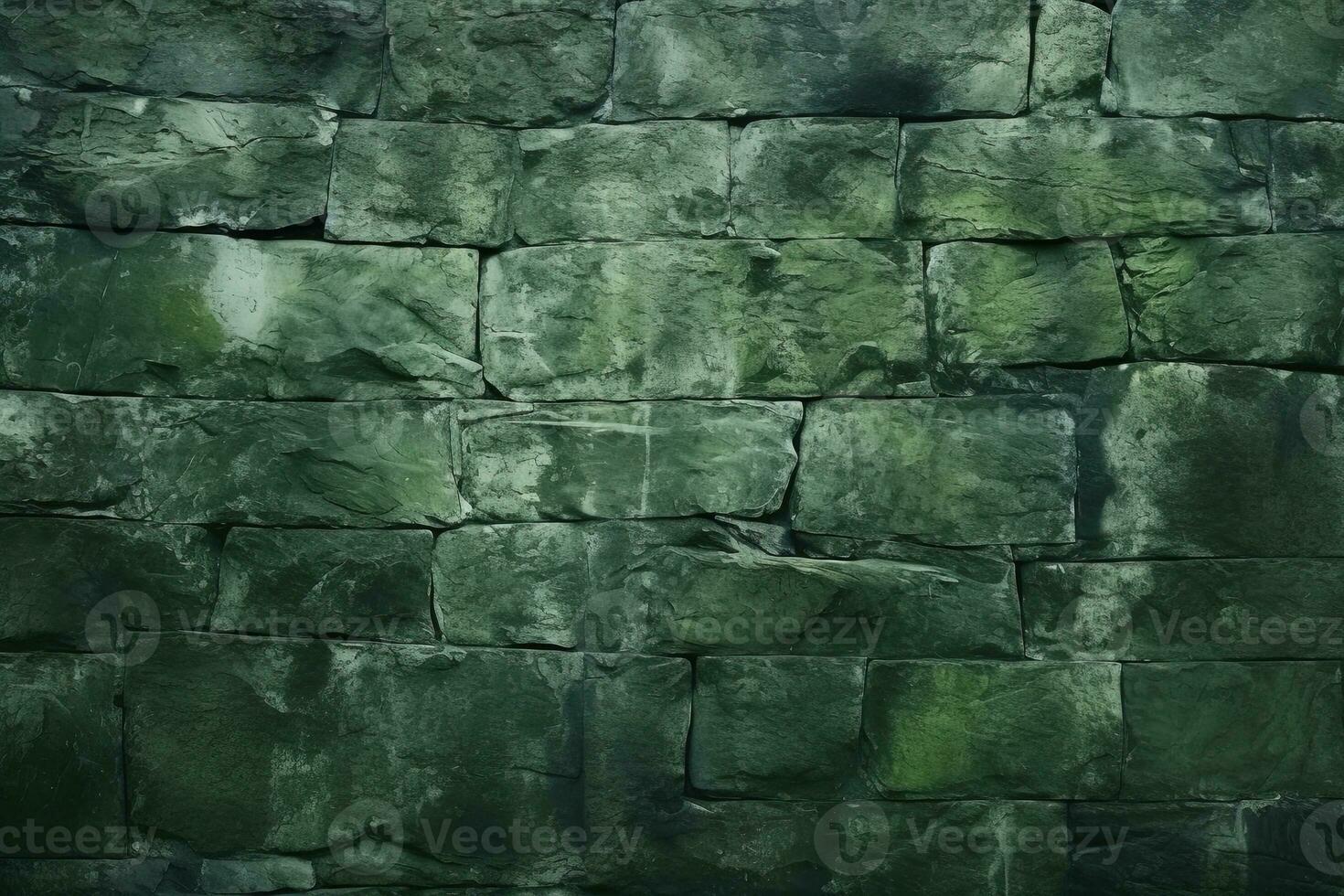 verde pietra parete struttura sfondo. ai generato foto