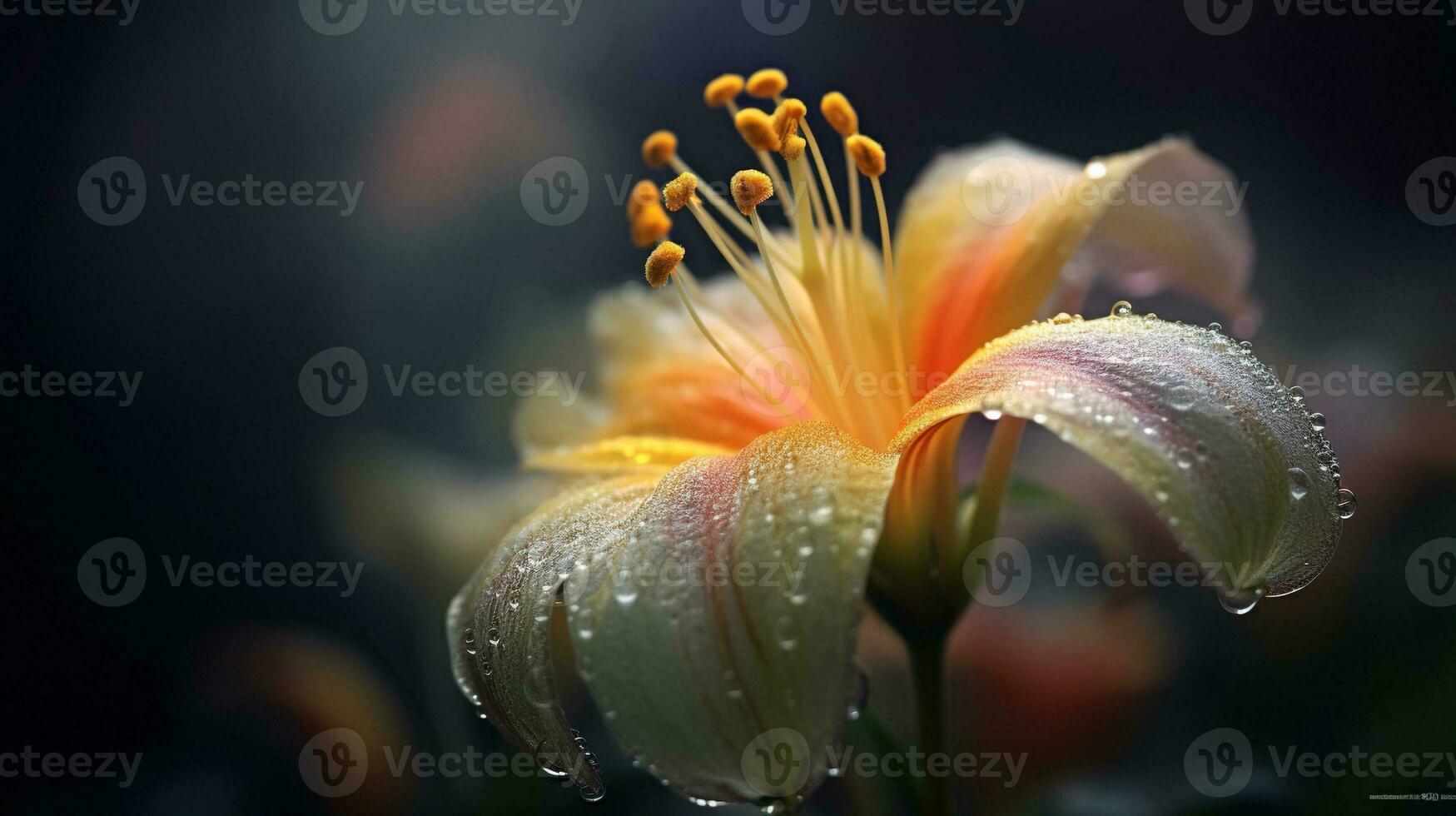 bellissimo fiore nel il giardino generativo ai, ai generato foto