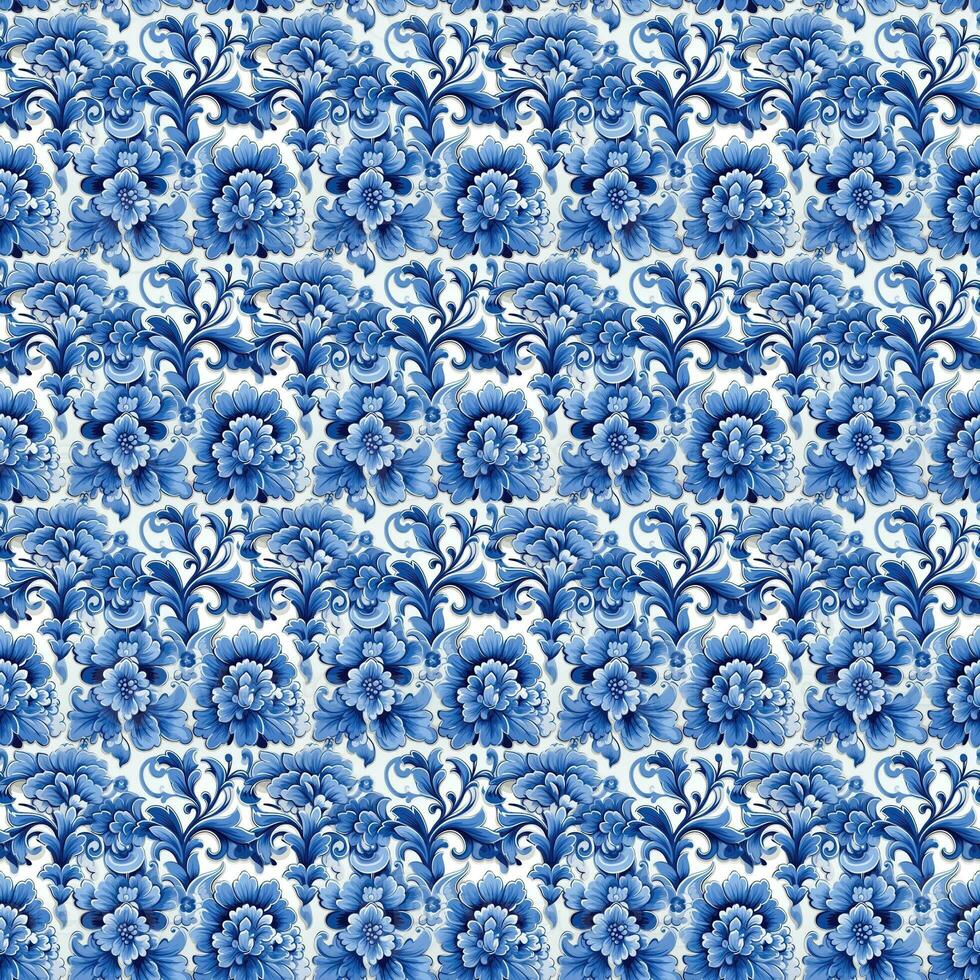 tradizionale portoghese azulejo piastrella - ai generativo foto