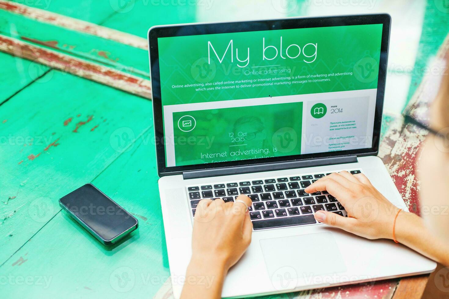 Come per creare un' blog avvicinamento foto