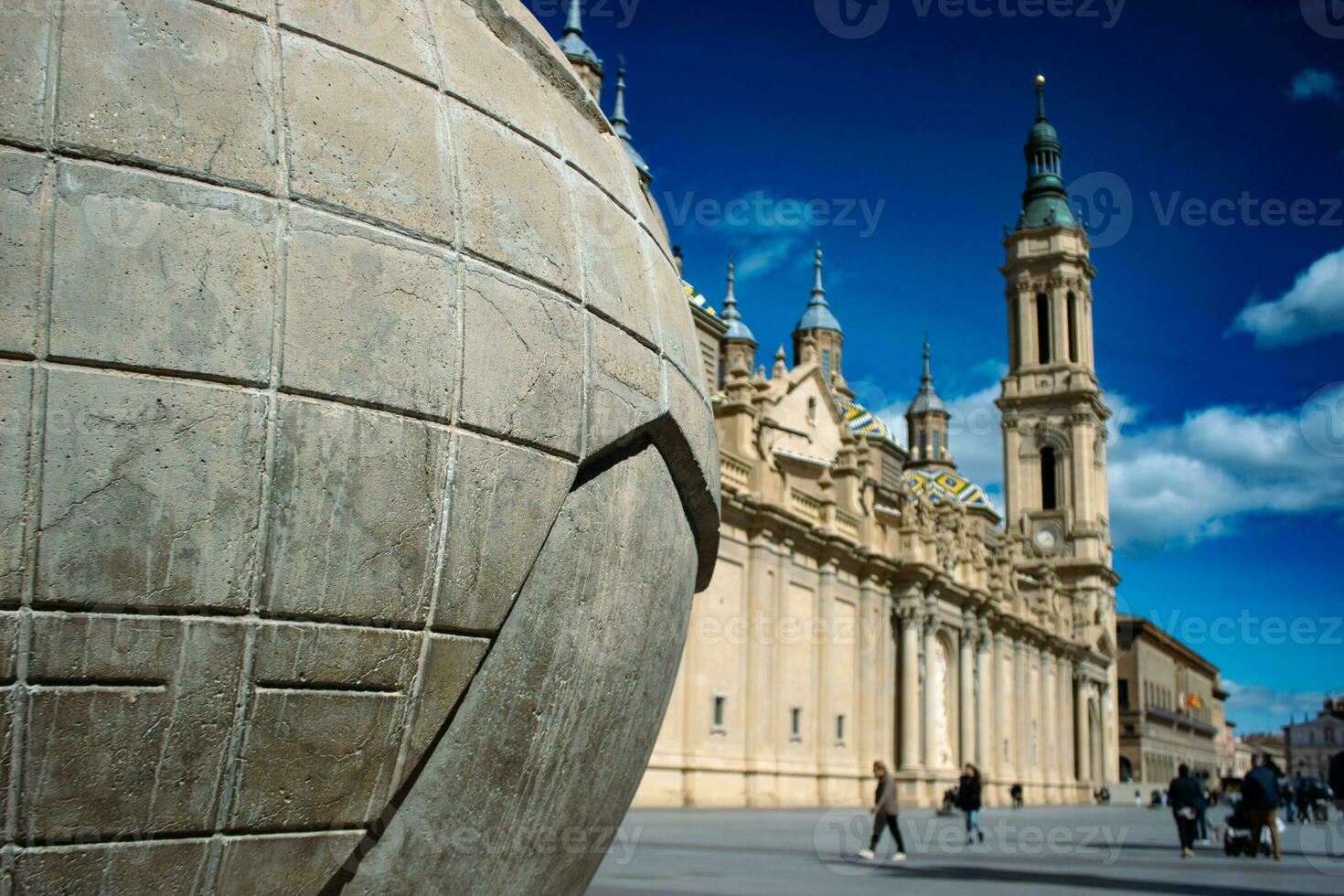 EL Pilar Cattedrale nel saragozza, Spagna foto