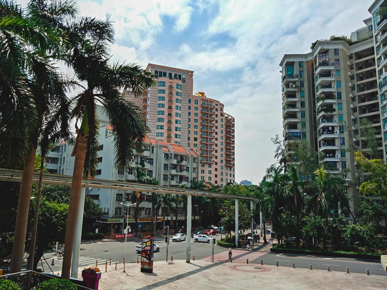 centro della città di shenzhen, cina foto