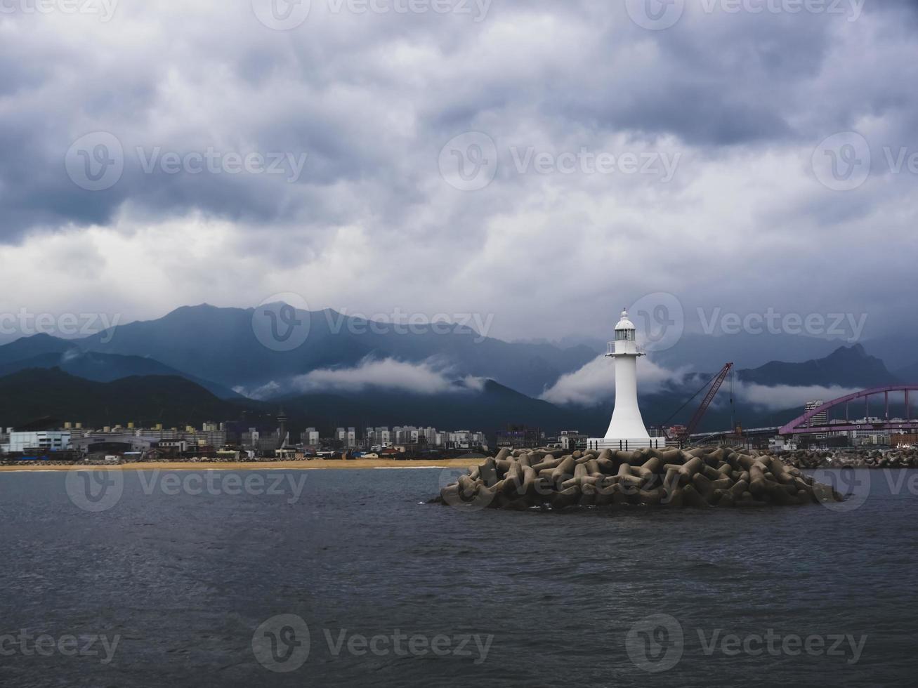 sokcho città dal mare, corea del sud foto