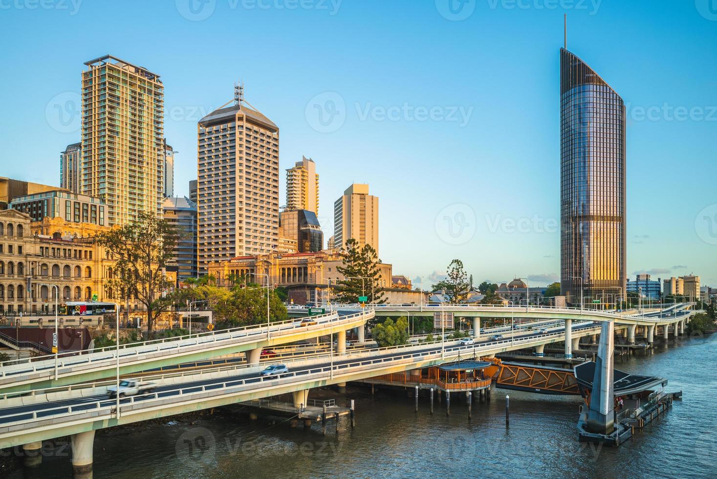 skyline di brisbane nel queensland, australia foto