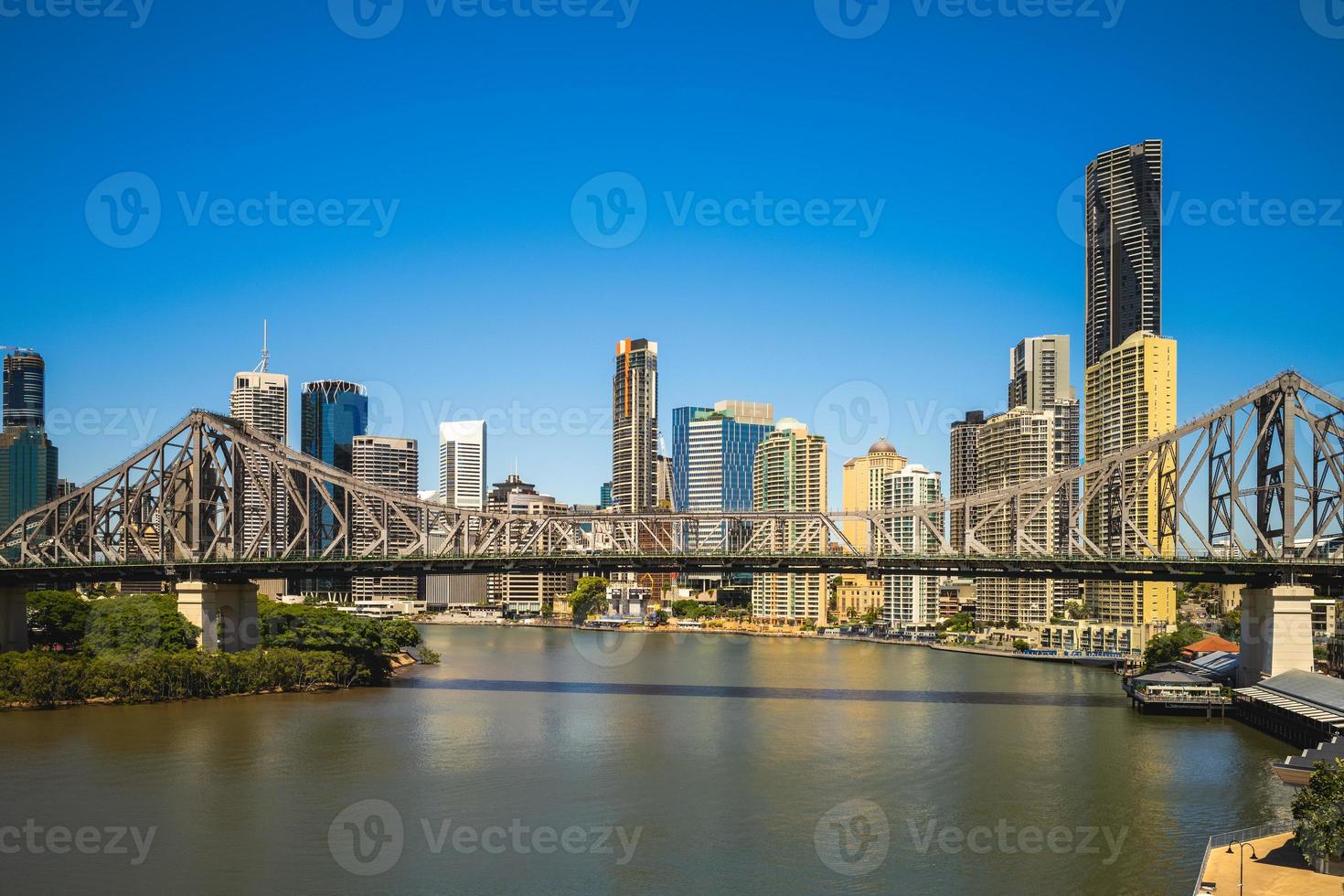 skyline di brisbane nel queensland, australia foto