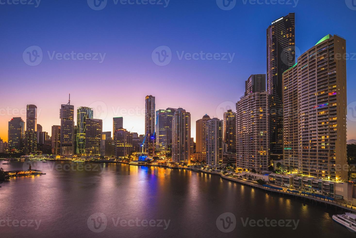 skyline di brisbane nel queensland, australia foto