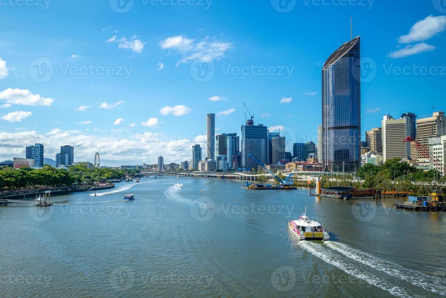 skyline di brisbane nel queensland, australia foto