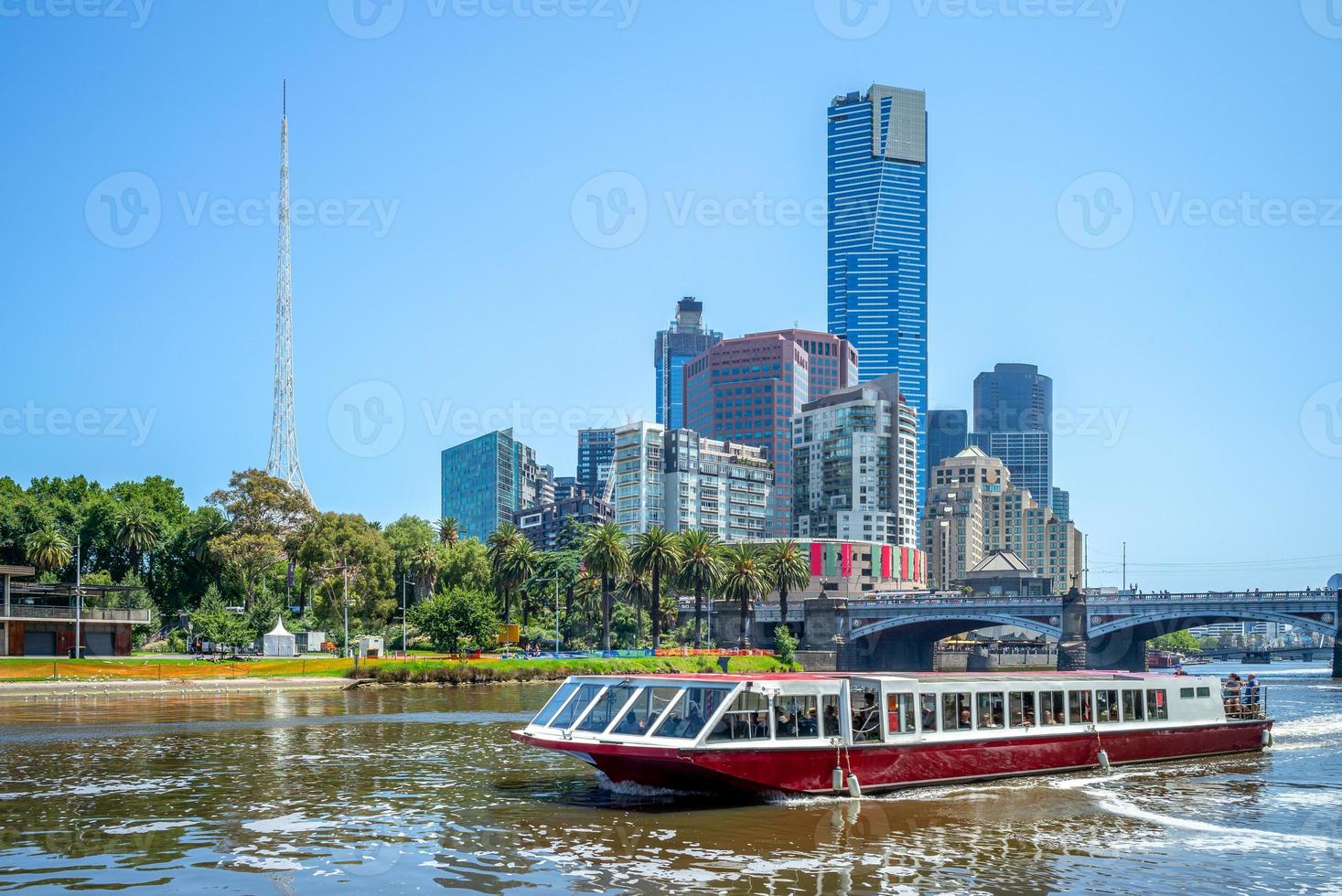 crociera sul fiume yarra a melbourne, australia foto