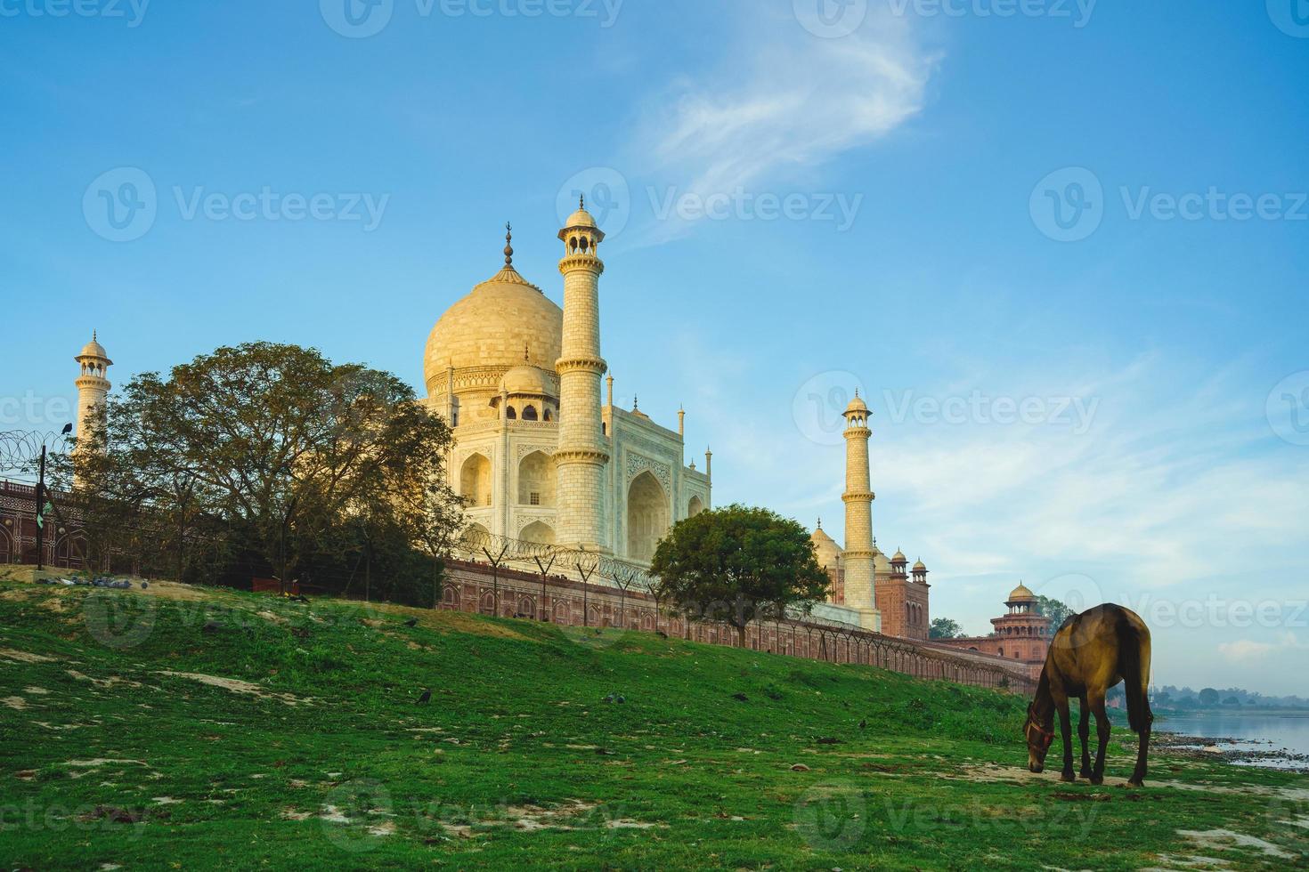 Taj Mahal a Agra, in India foto