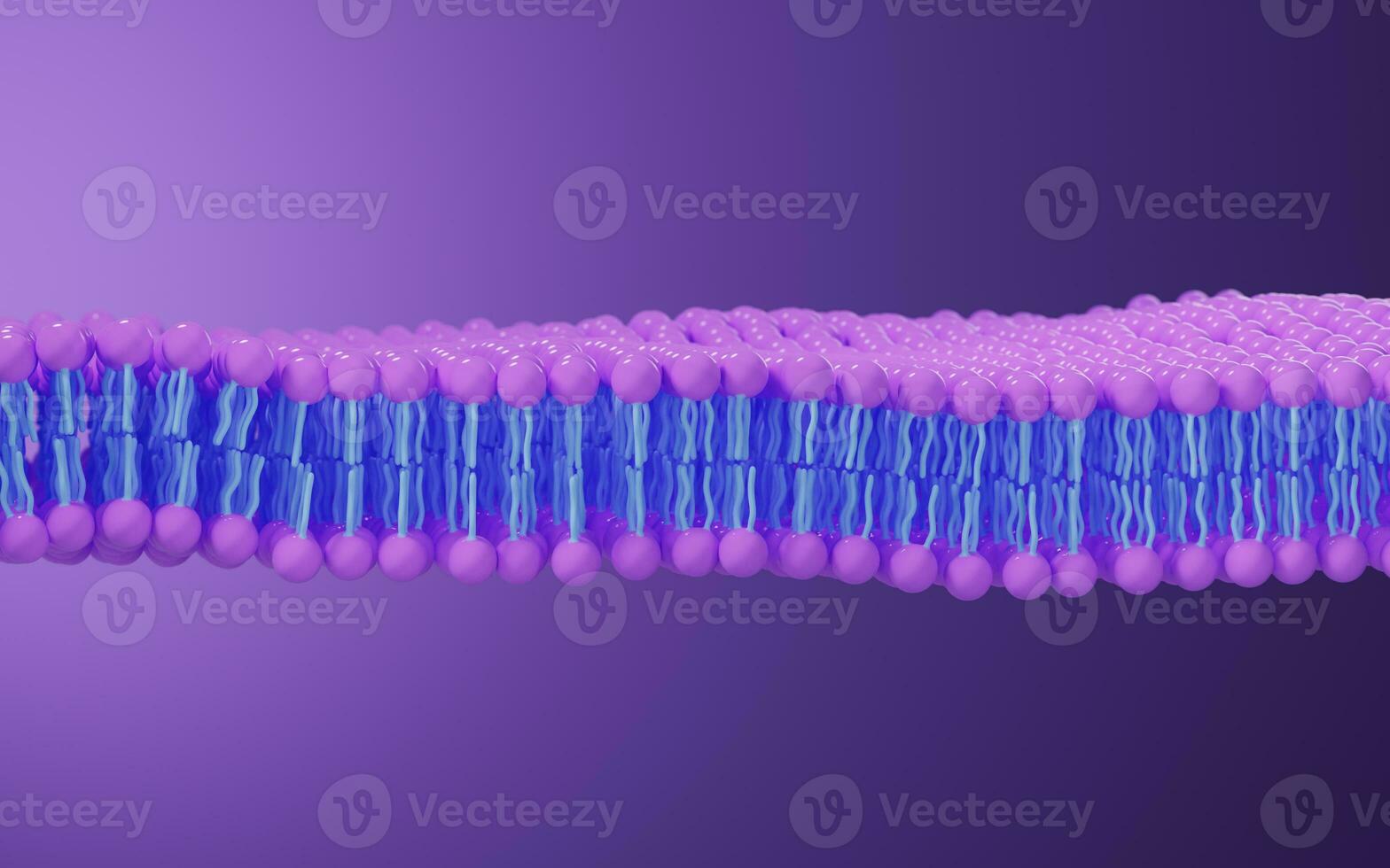 cellula membrana struttura sfondo, 3d resa. foto