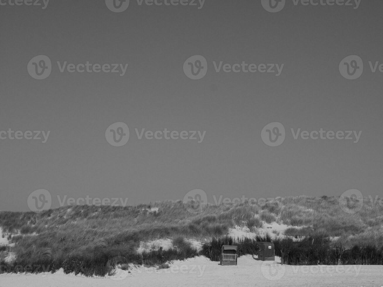 Tedesco isola nel il nord mare foto