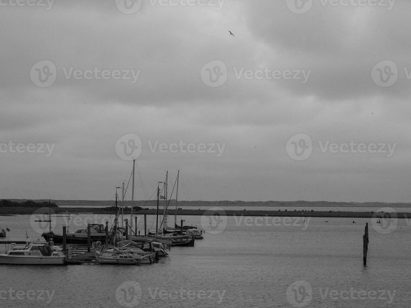 Tedesco isola nel il nord mare foto