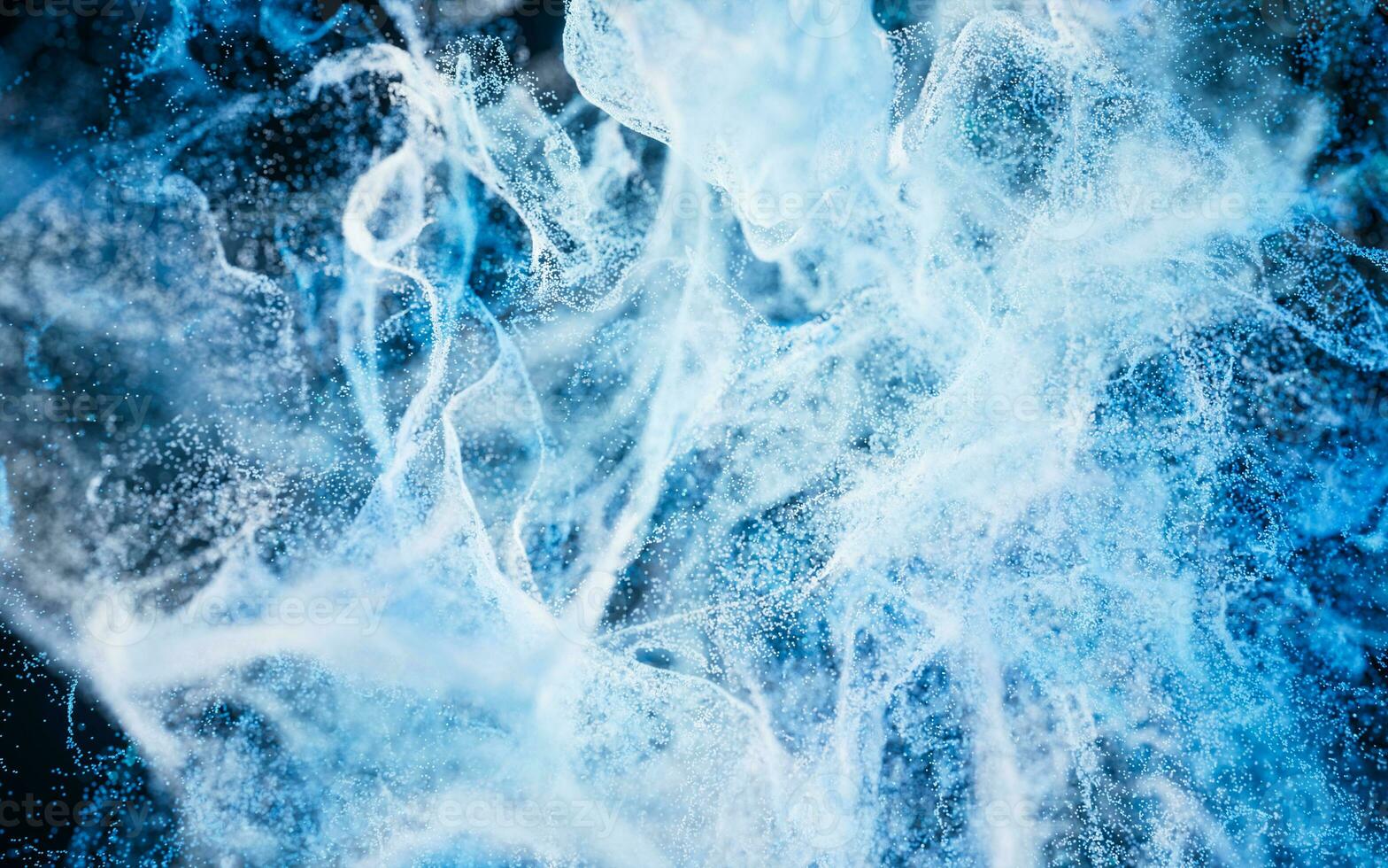 astratto onda particelle, diffondere polvere, 3d resa. foto