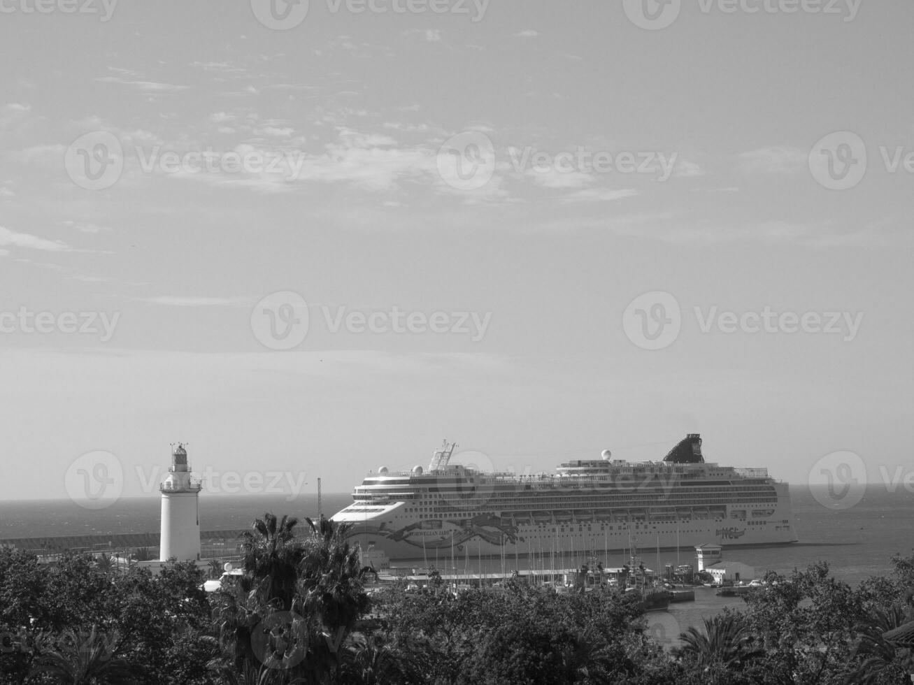 la città di malaga in spagna foto