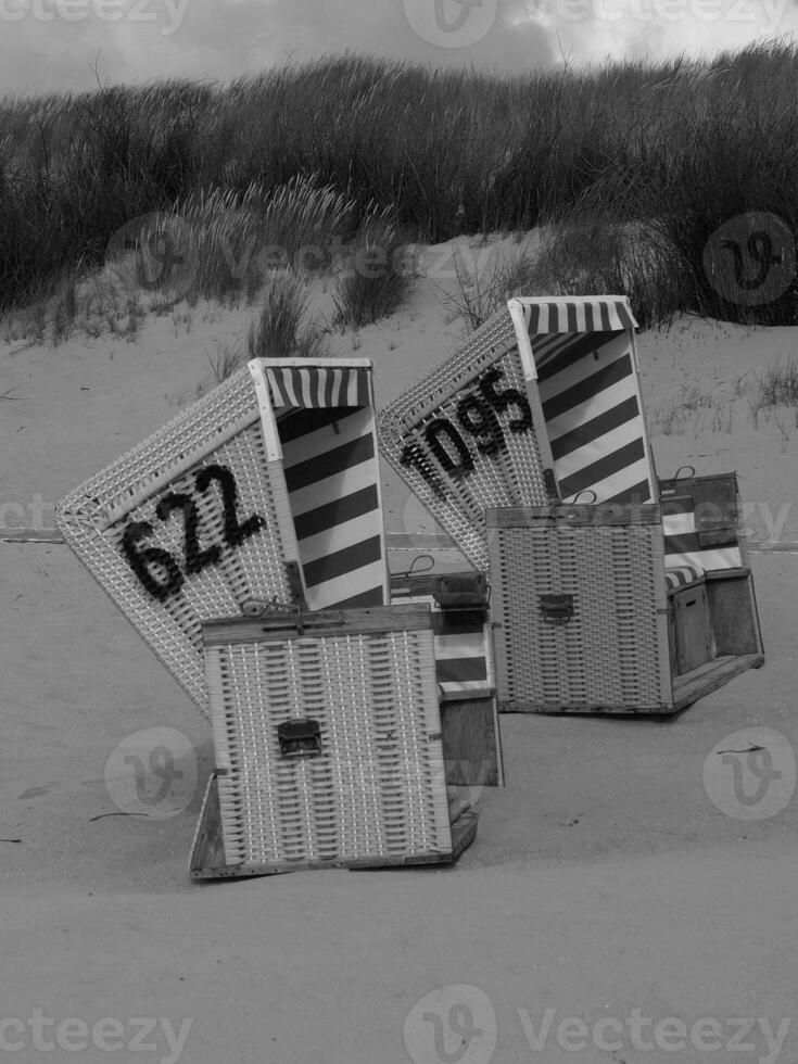 il spiaggia di langeoog foto