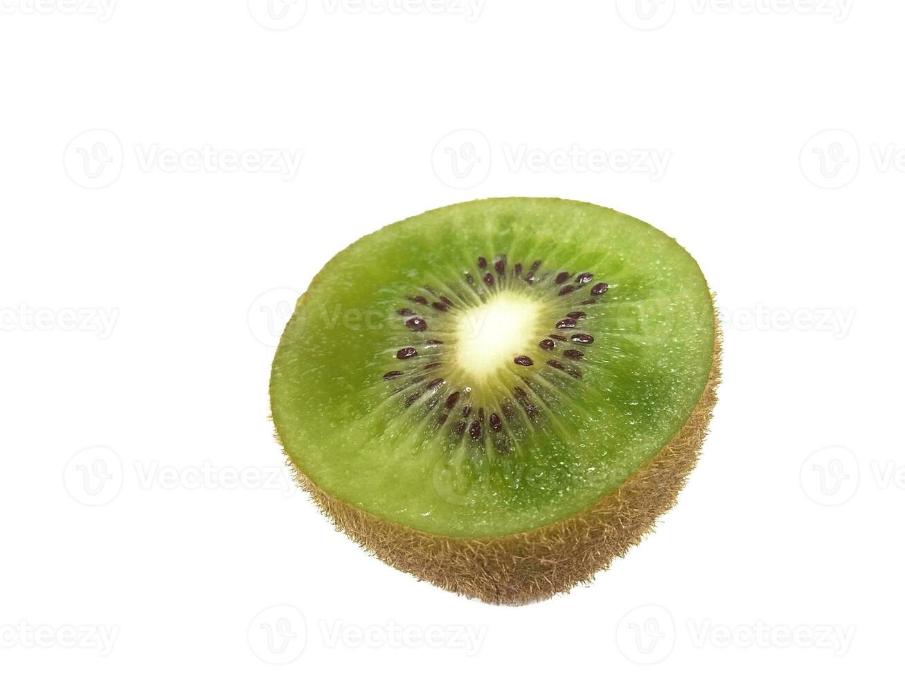 Kiwi fette su un' bianca sfondo foto