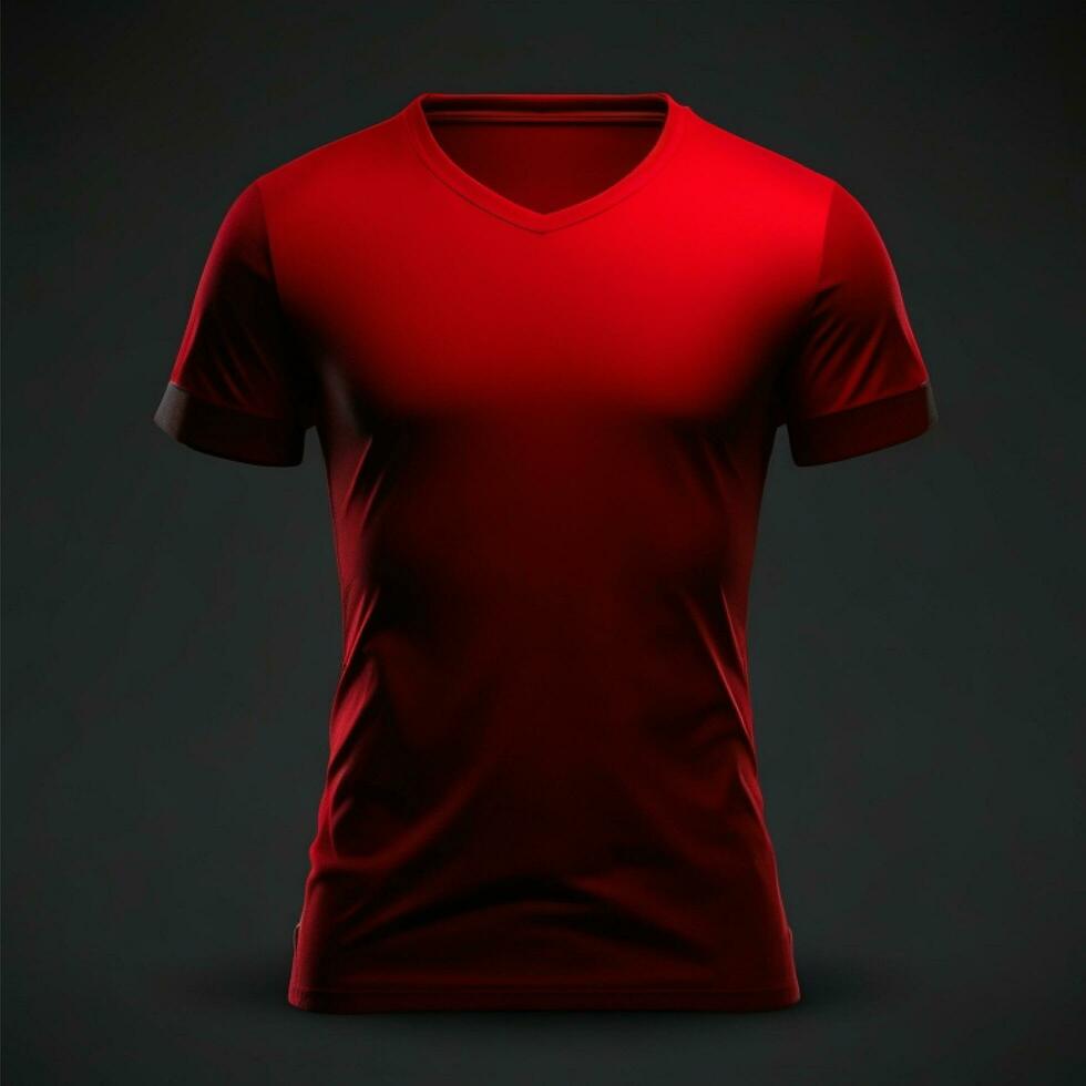 gratuito foto camicia modello concetto con pianura capi di abbigliamento colorato magliette modello con copia spazio creare ai