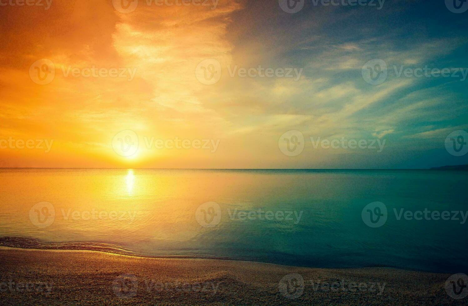 tropicale mare tramonto albero cielo Visualizza sfondo foto