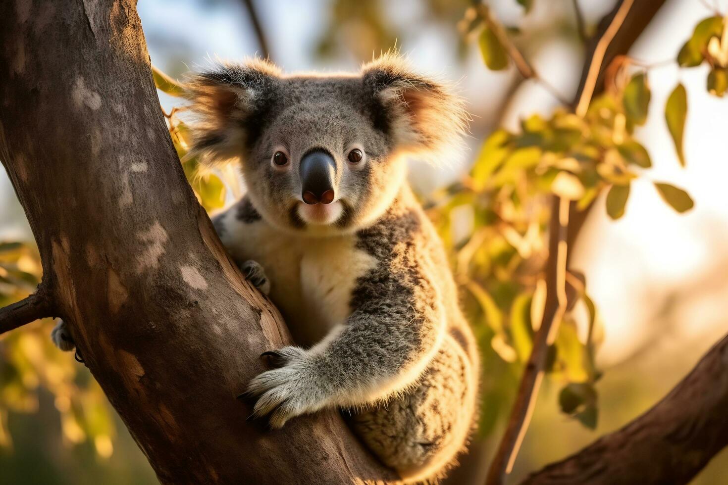 Visualizza di carino koala nel natura foto