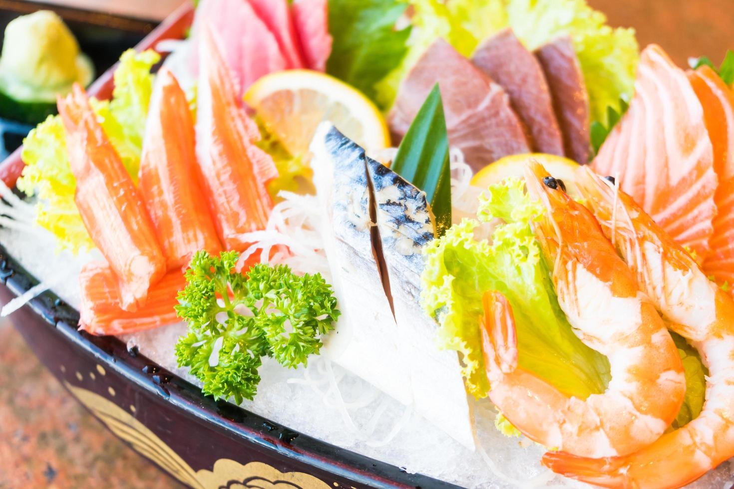 sushi e sashimi foto