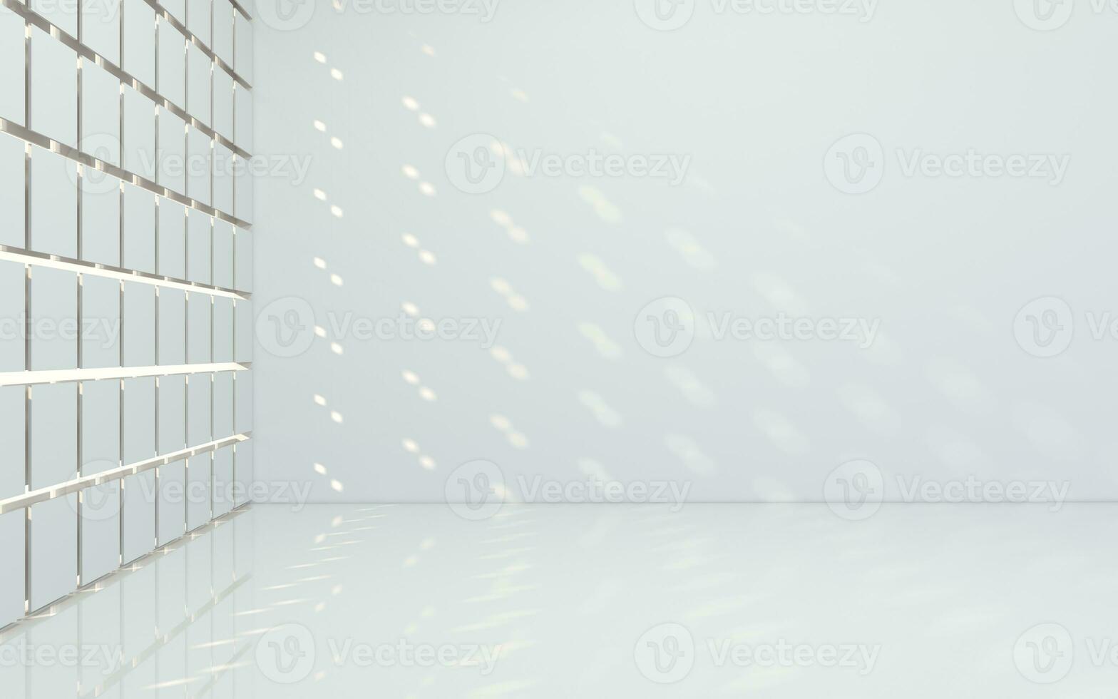 vuoto camera con bianca sfondo, 3d resa. foto