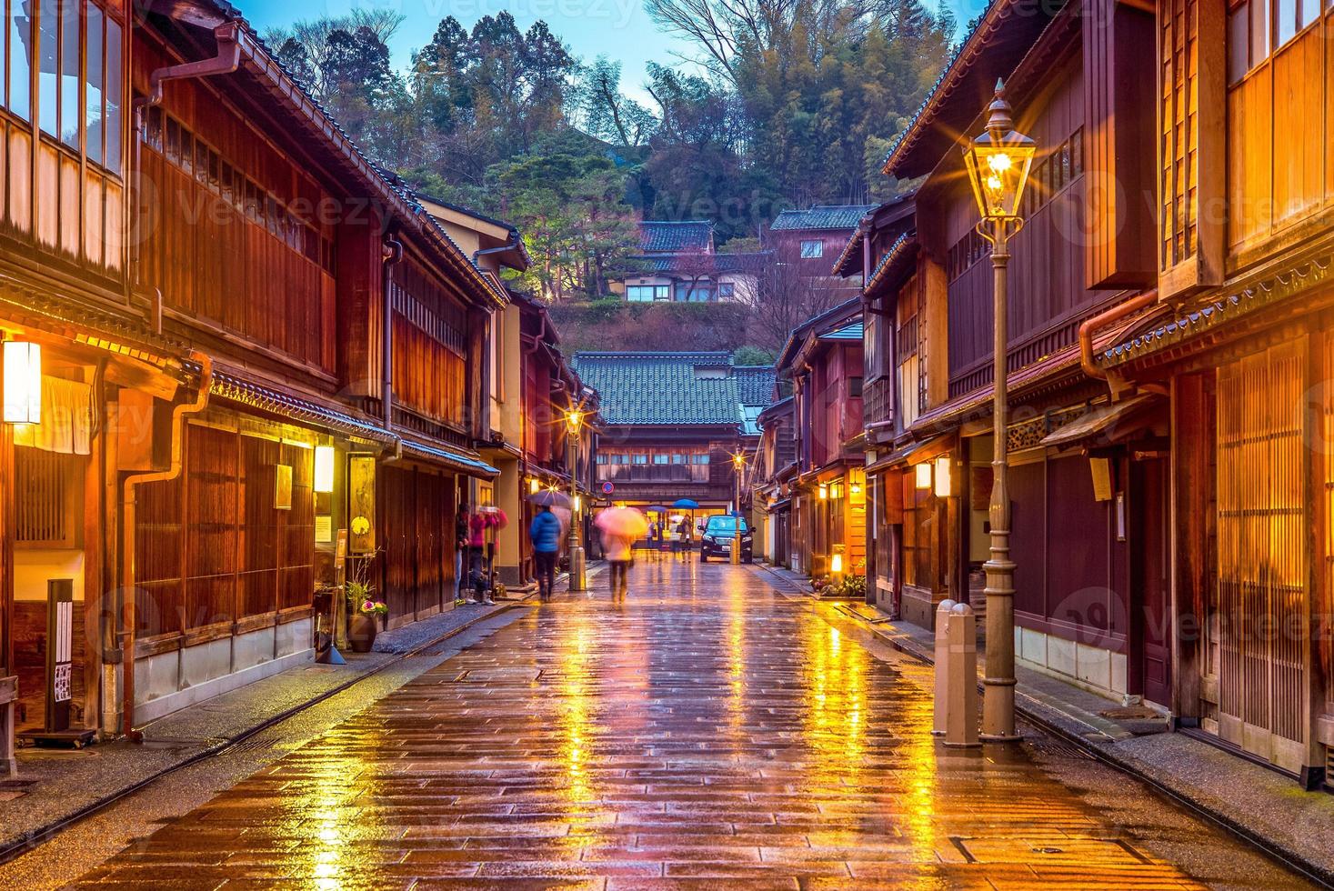 distretto di higashi chaya a kanazawa, giappone foto