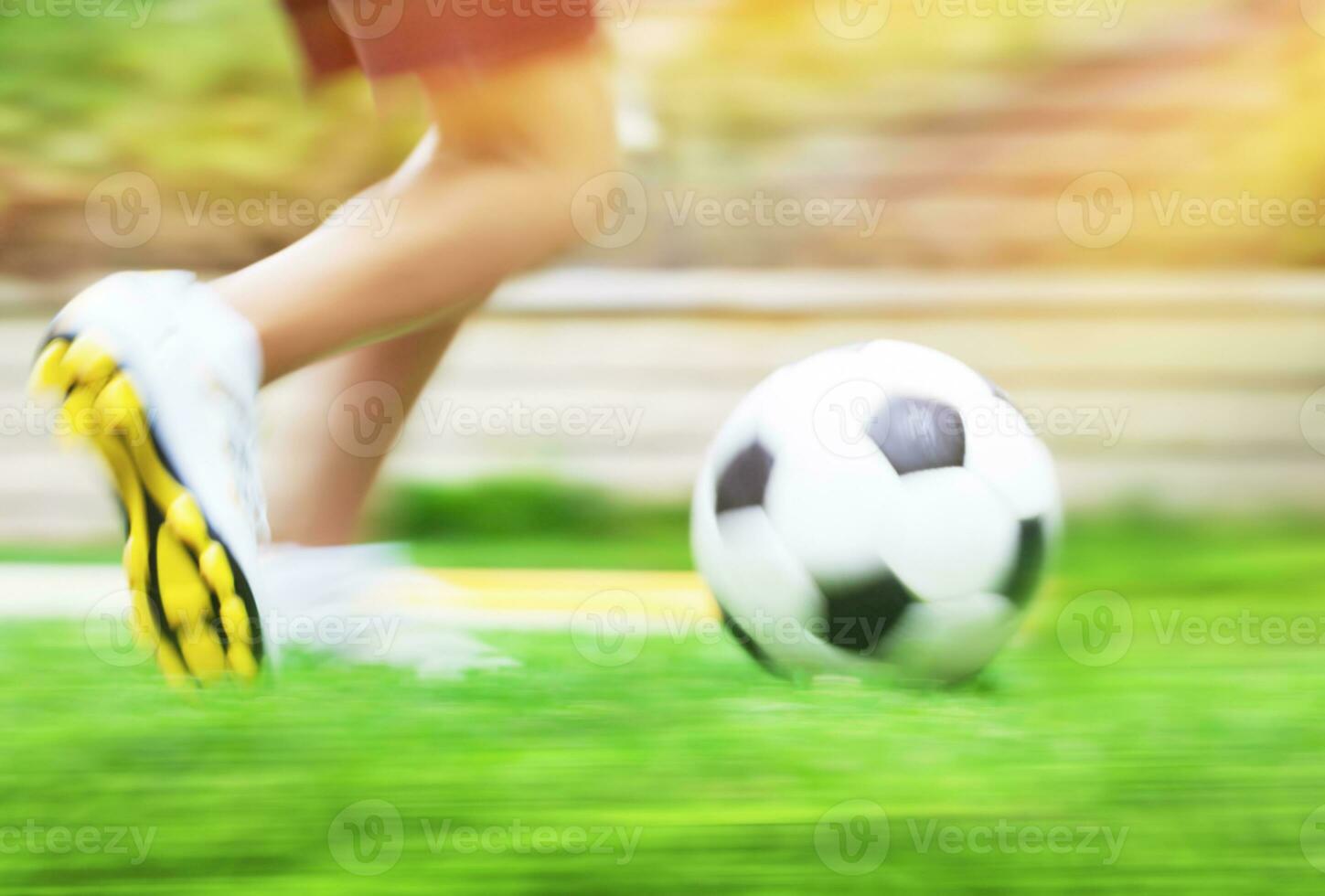 calcio gioco lento movimento foto