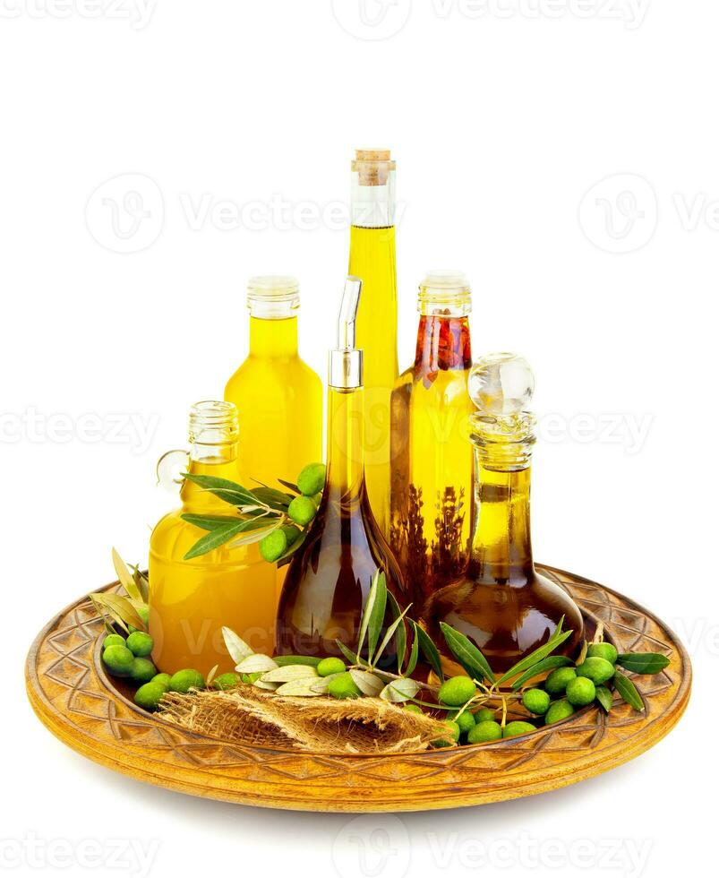 varietà di un oliva oli foto