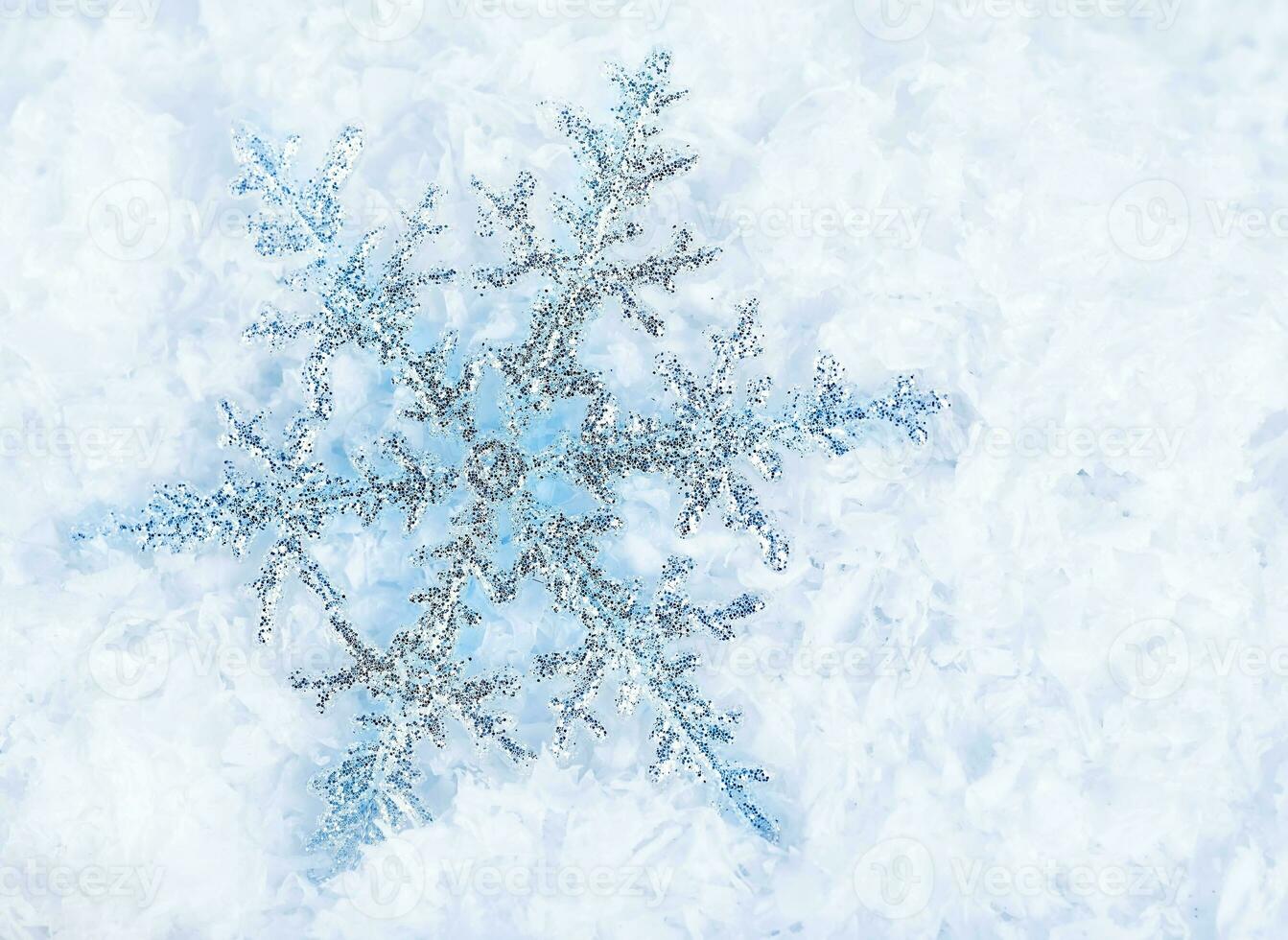 fiocco di neve blu bianca sfondo foto