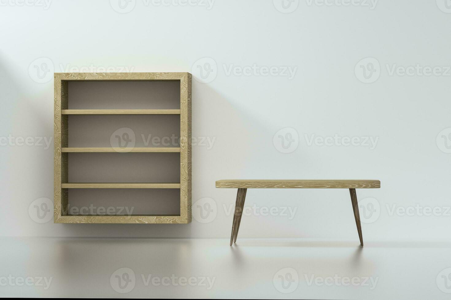 modello di mobilia nel il vivente camera, 3d resa. foto