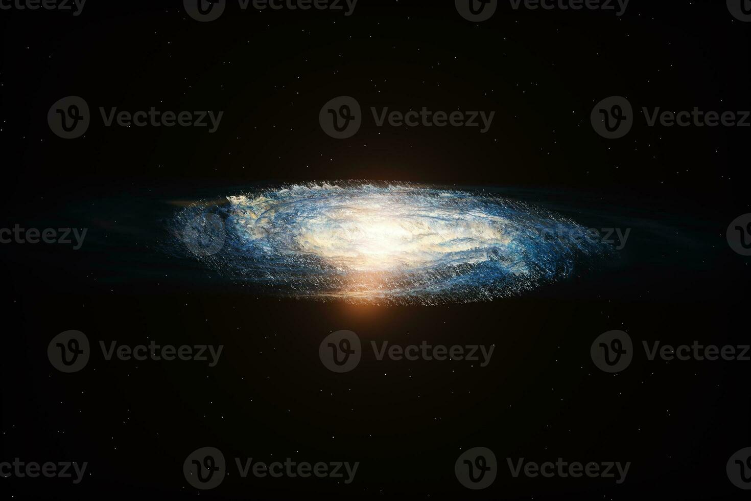 3d rendering, il magnifico spirale nebulosa. il universo sfondo. foto