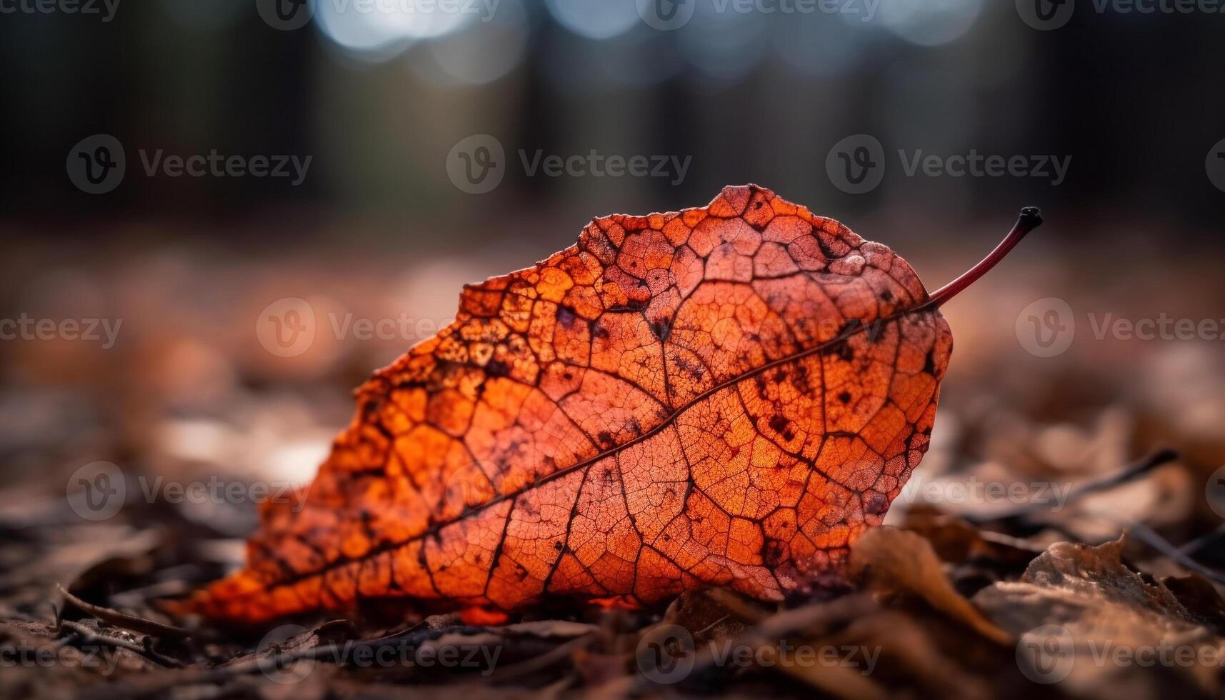 il vivace autunno foresta si illumina con Multi colorato bellezza nel natura generato di ai foto