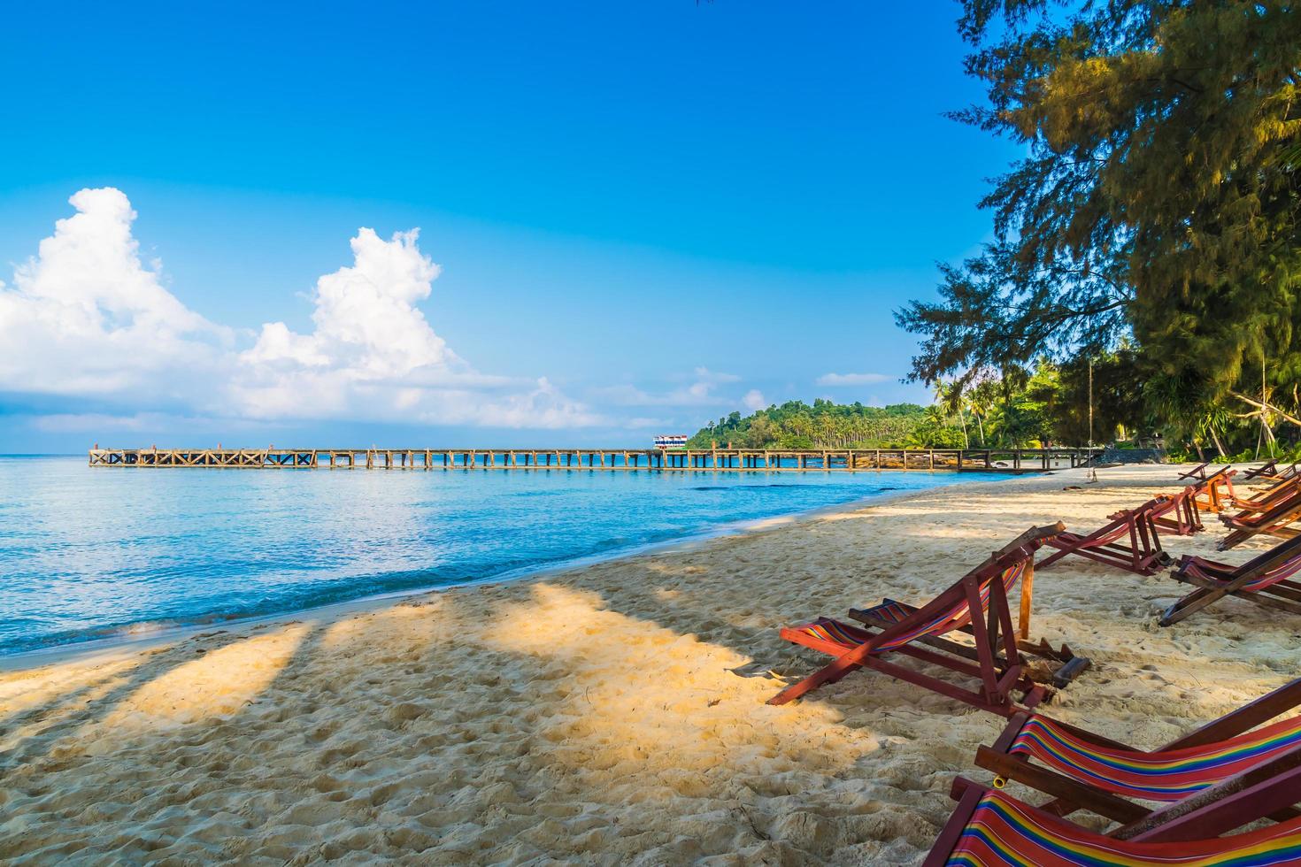 sedia sulla spiaggia foto