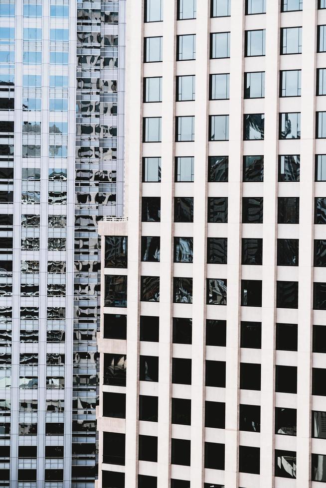 trame del modello di finestra dell'edificio foto