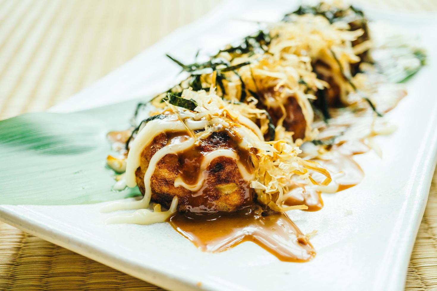 palla di calamari takoyaki foto