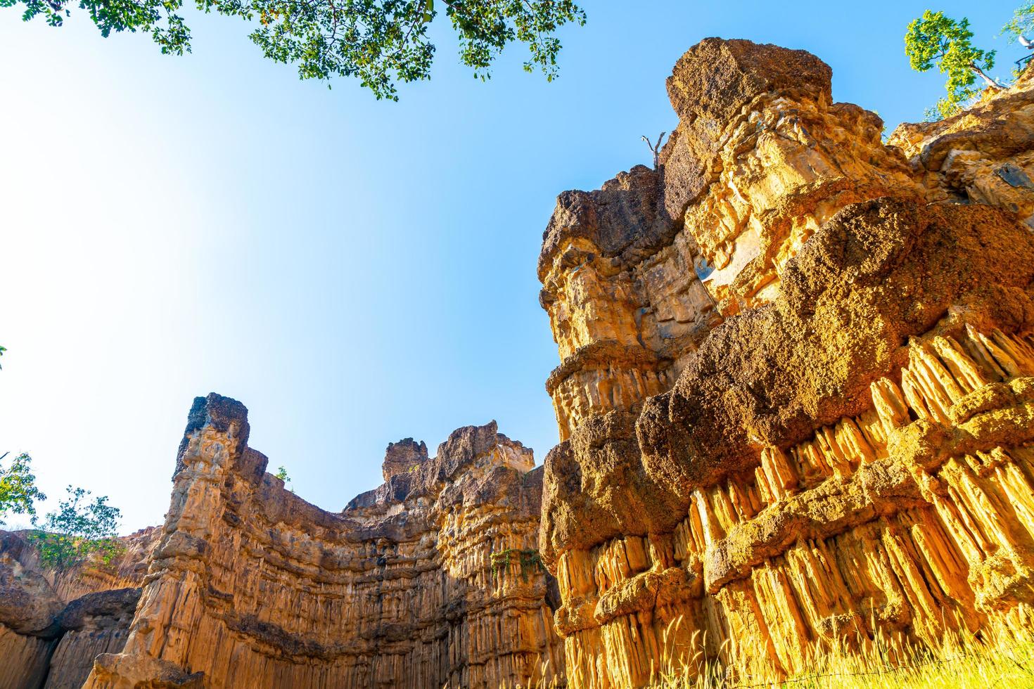 pha chor o il grand canyon chiangmai nel parco nazionale di mae wang chiang mai thailand foto